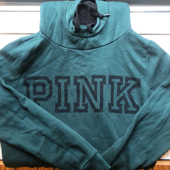 PINK Victoria's Secret Tops - Pink Sherpa Hood Hoodie
